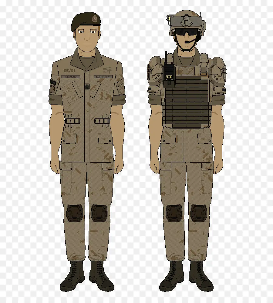 El Uniforme Militar，Soldado PNG