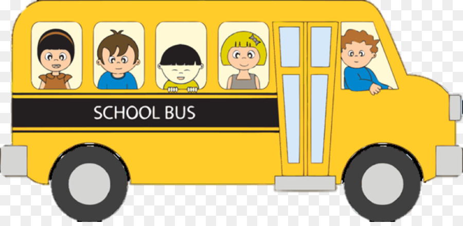 Autobús Escolar Amarillo，Niños PNG