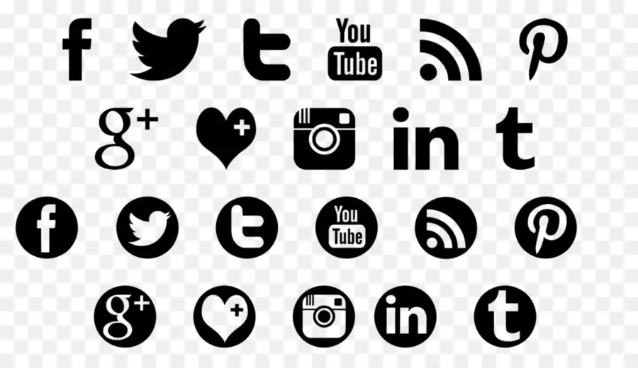 Iconos De Redes Sociales，Redes Sociales PNG