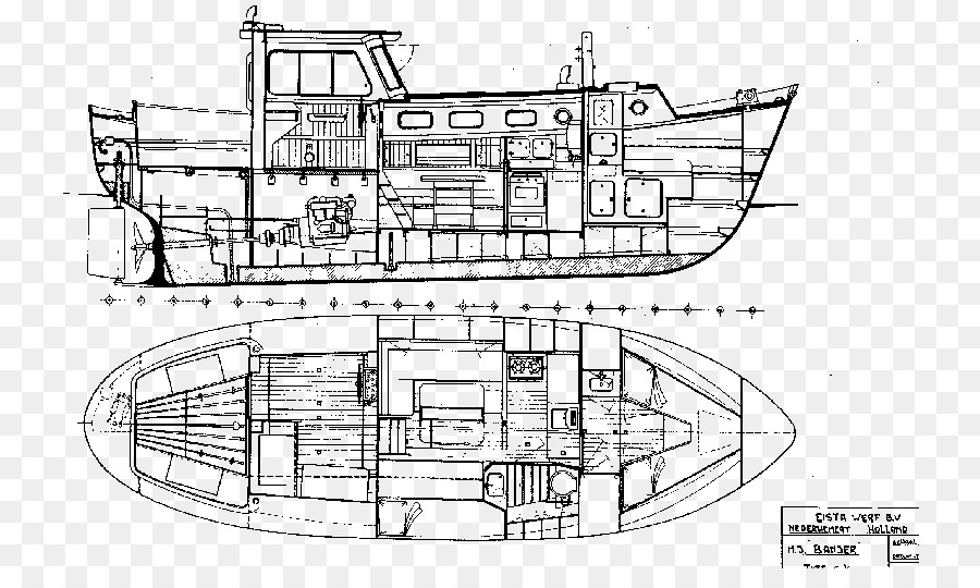 Lancha Torpedera，Dibujo Técnico PNG