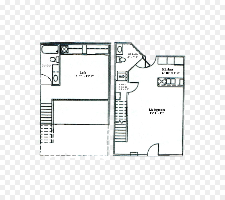 Plan De Piso，Apartamento PNG