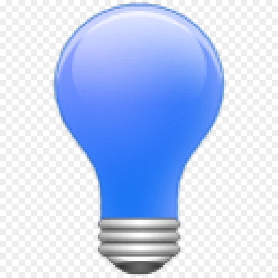 Bombilla De Luz Azul，Electricidad PNG