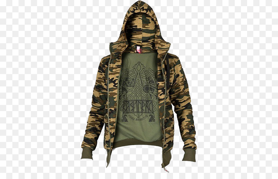 Sudadera Con Capucha，Camuflaje PNG