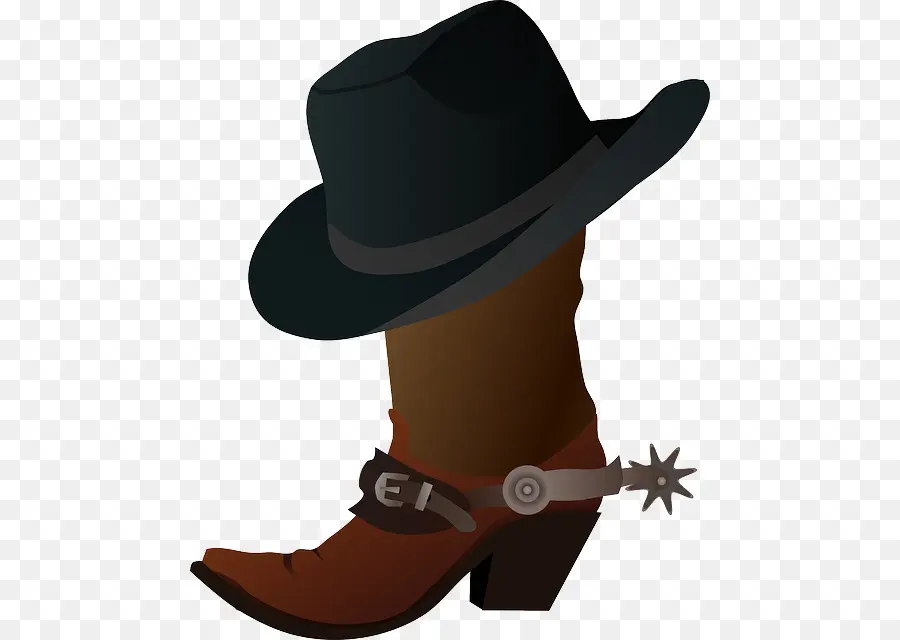 Sombrero N Botas，Bota De Vaquero PNG