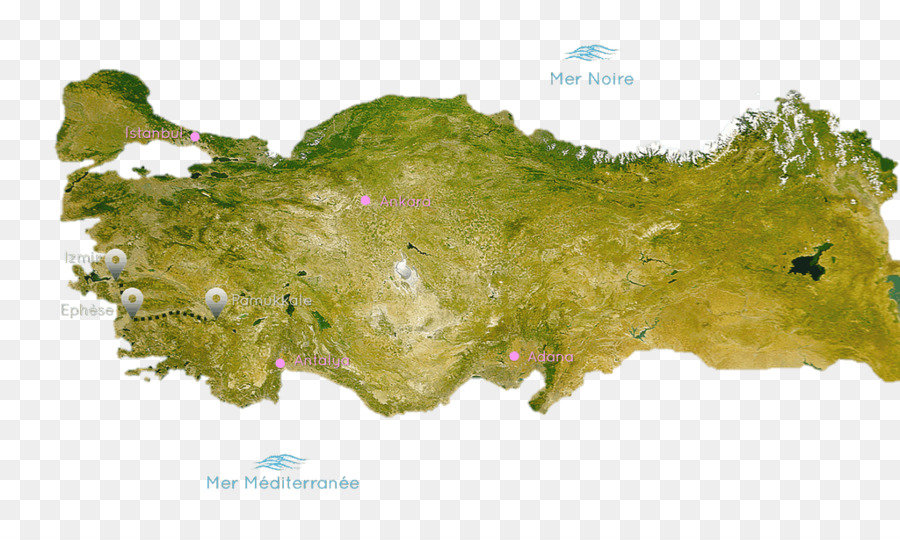 Turquía，Mapa PNG