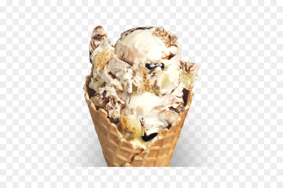 Helado Con Frutas Y Nueces，Helado De Chocolate PNG