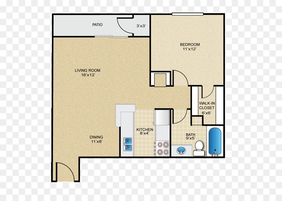 Plan De Piso，Apartamento PNG