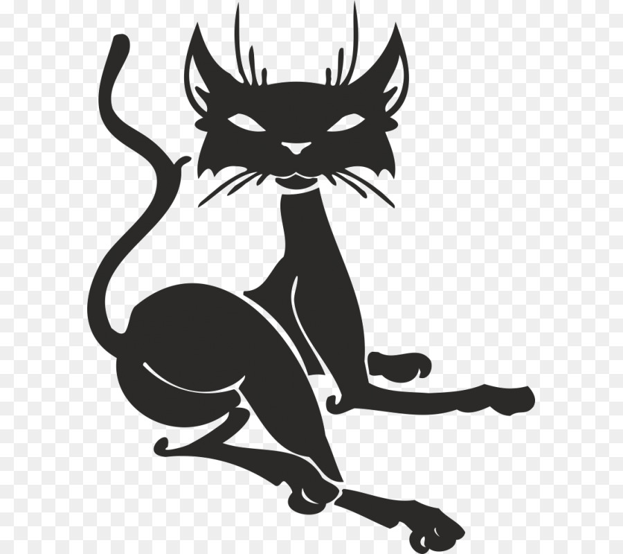 Gato Negro，Felino PNG