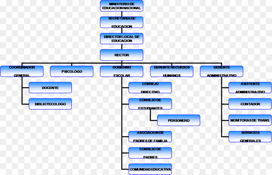 Organigrama，Estructura PNG