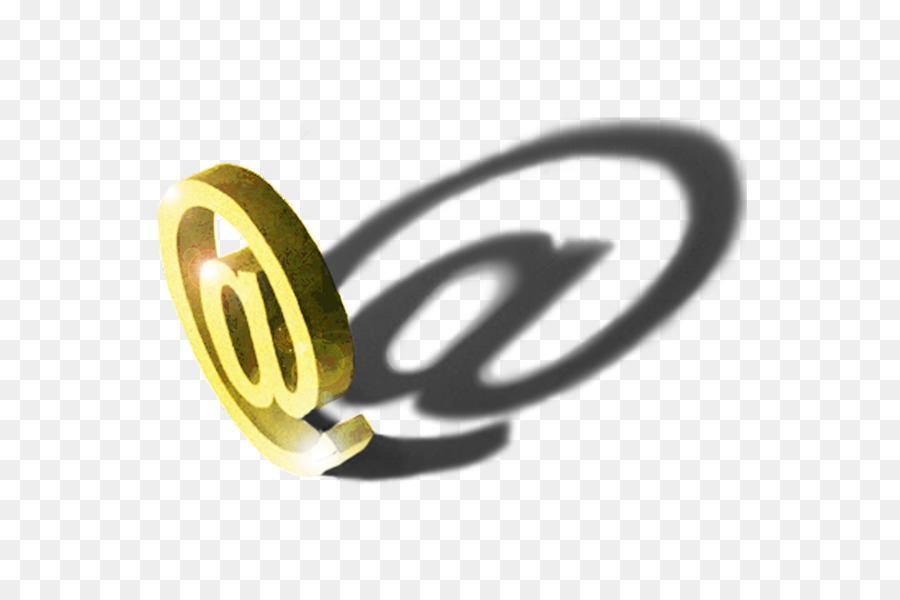 Símbolo Dorado En，Correo Electrónico PNG