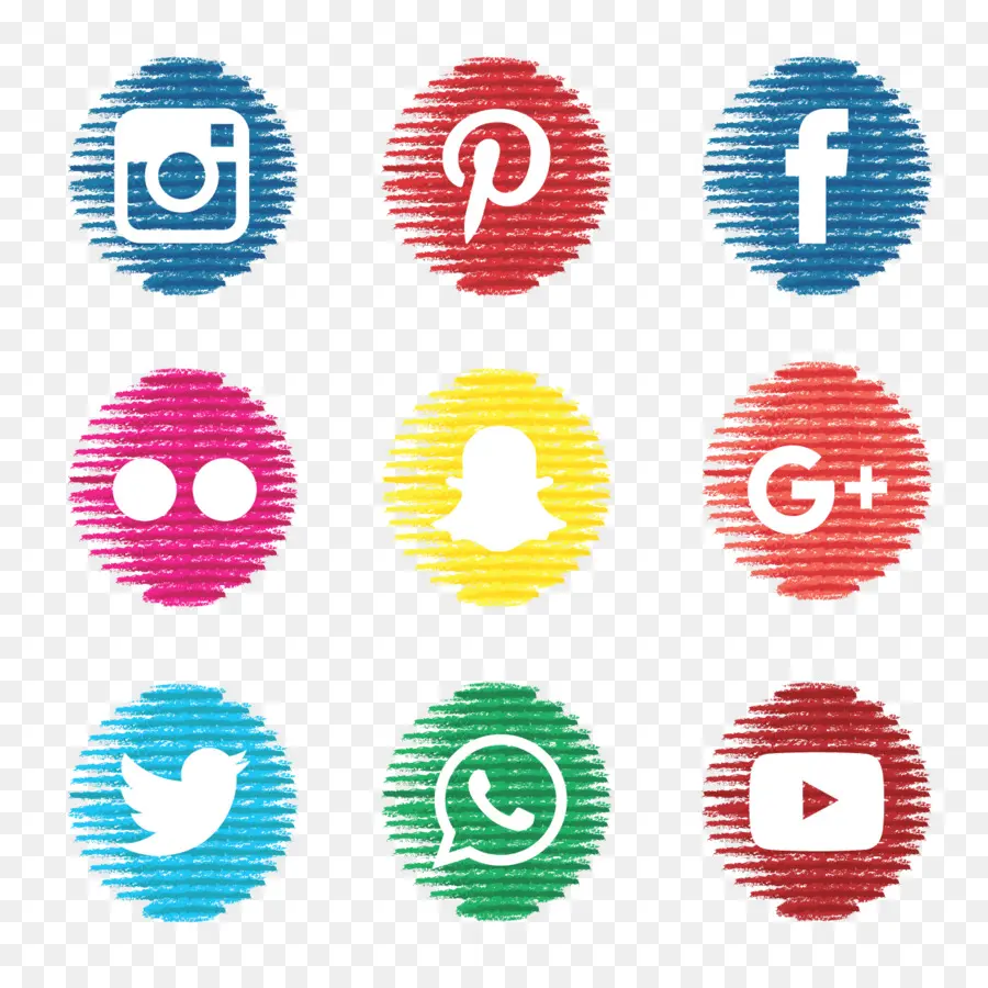 Iconos De Redes Sociales，Redes Sociales PNG