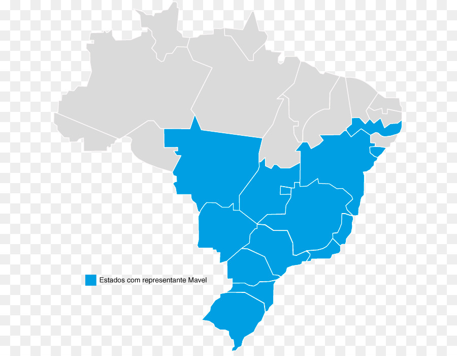 Las Regiones De Brasil，Mapa PNG