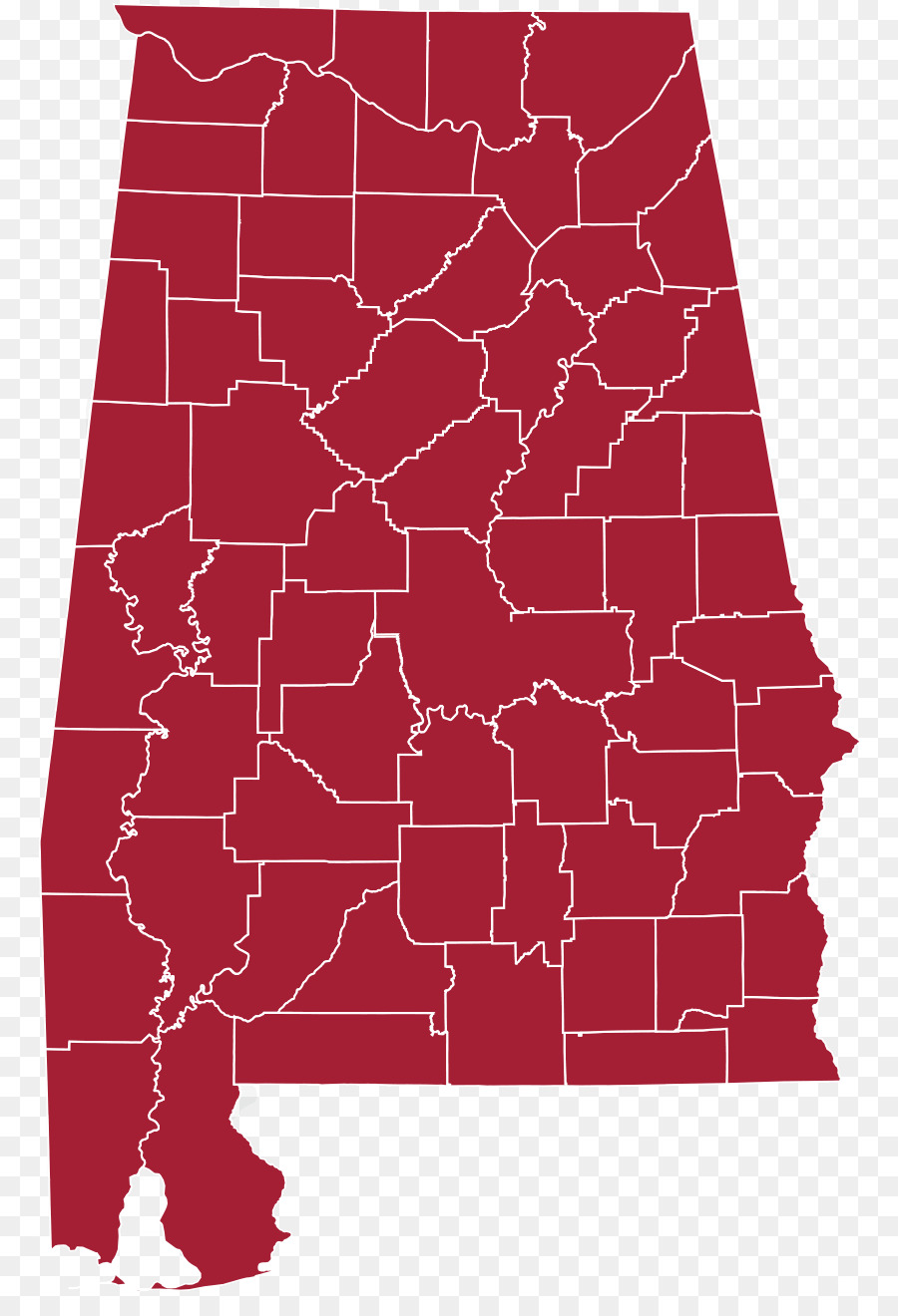 Mapa De Alabama，Alabama PNG