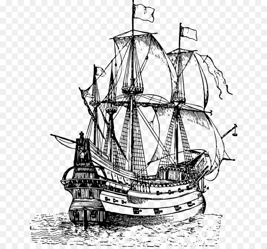 Galeón，Dibujo PNG