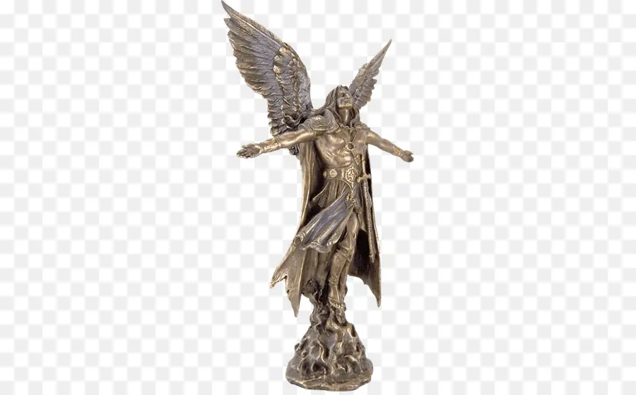 Escultura De Bronce，Ángel PNG