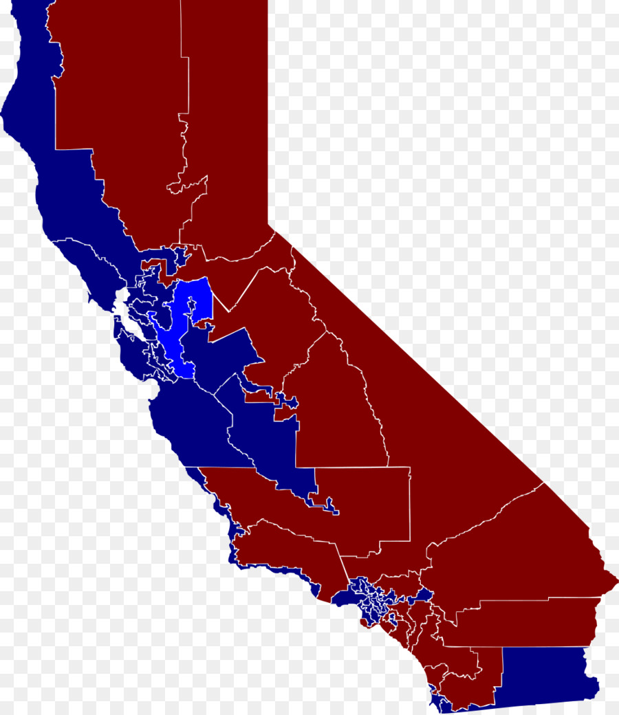 Mapa De California，Estado PNG