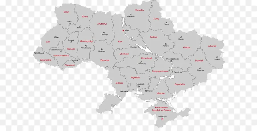 Ucrania，Mapa PNG