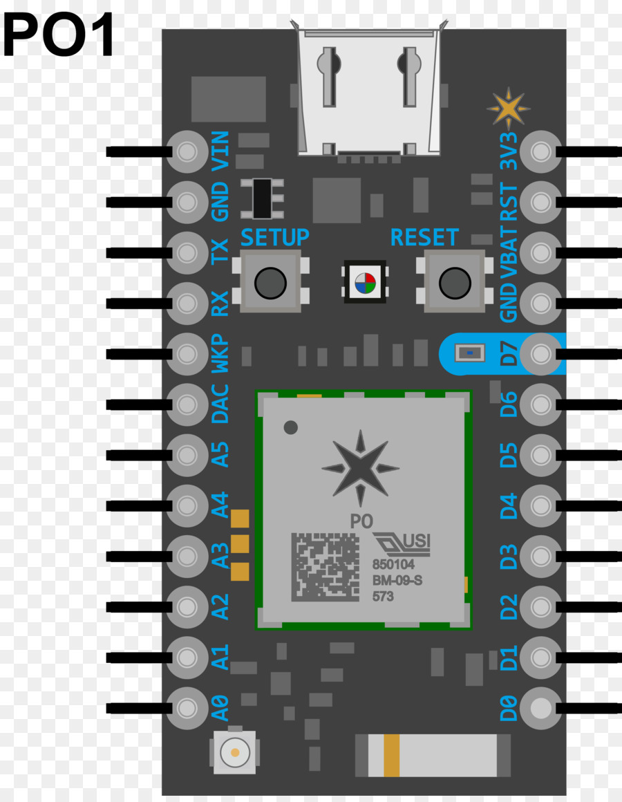 Microcontrolador，Esquemático PNG