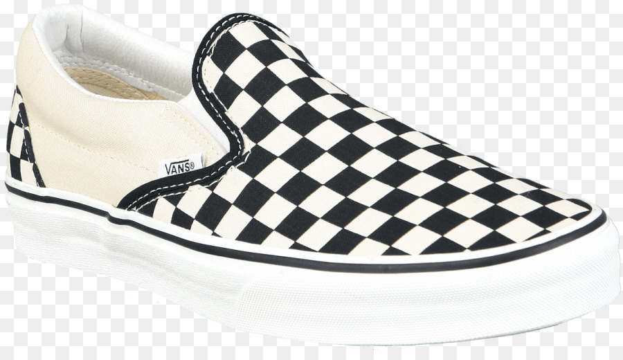 Furgonetas，Vans Classic Slip De Tablero De Ajedrez De Zapatillas De Deporte PNG