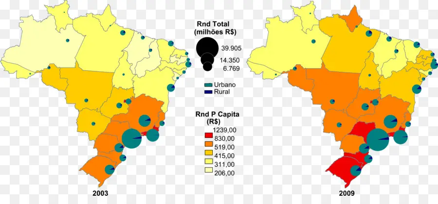 Regiones De Brasil，Mapa PNG