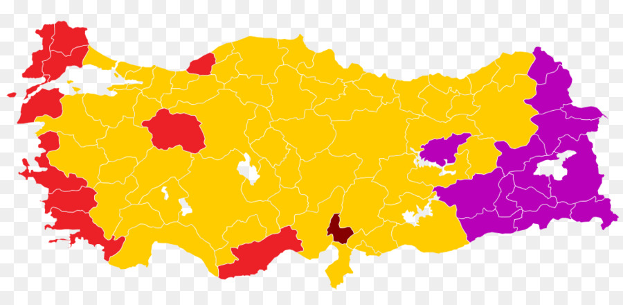 Mapa De Turquía，Regiones PNG