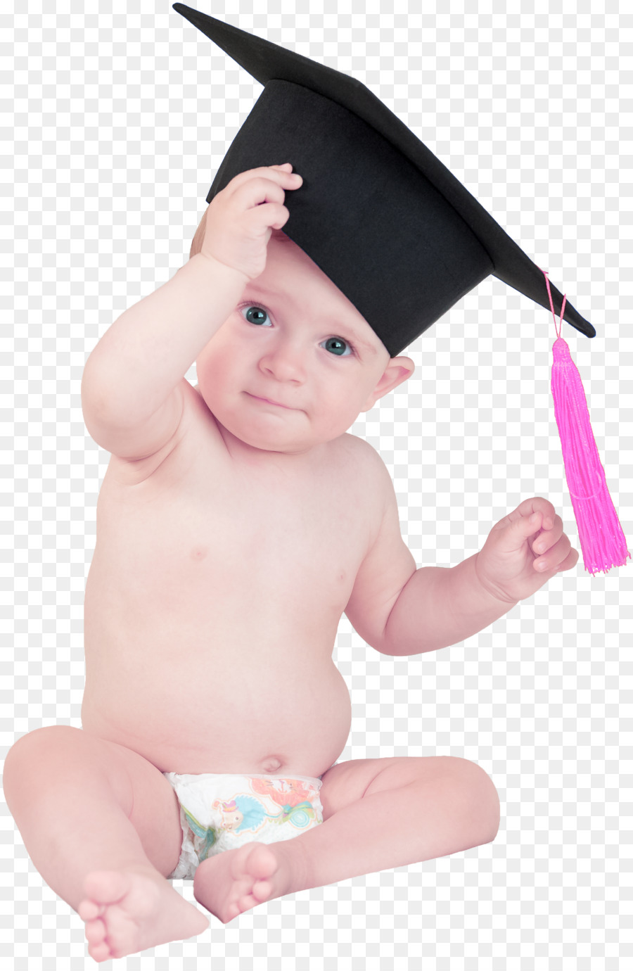 Bebé Con Gorro De Graduación，Graduación PNG