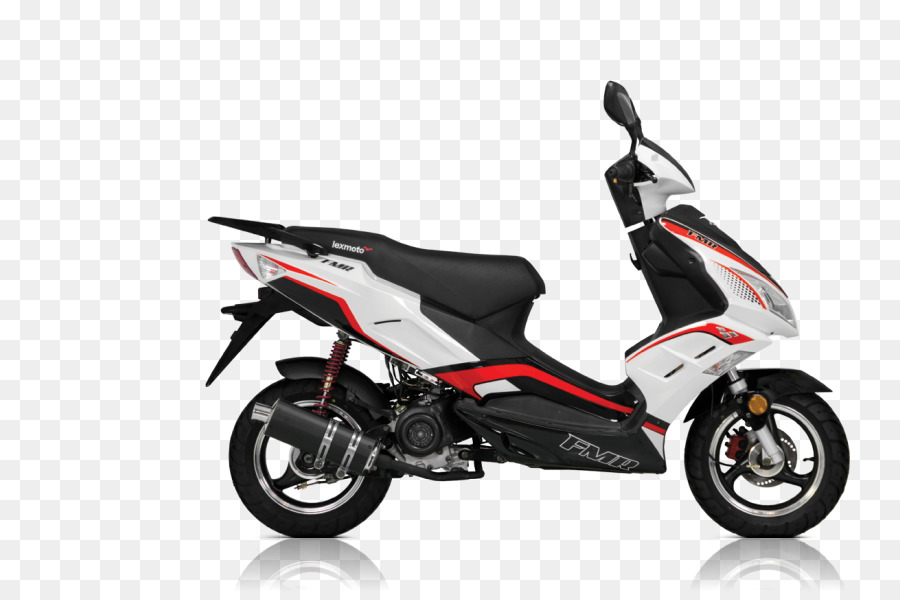 Motocicleta Roja Y Negra，Scooter PNG