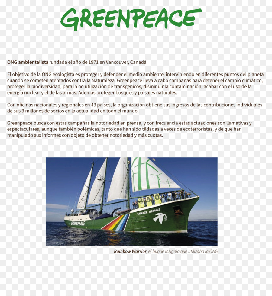 Rainbow Warrior，Greenpeace Cambiar El Mundo Mueren Fotodokumentation PNG