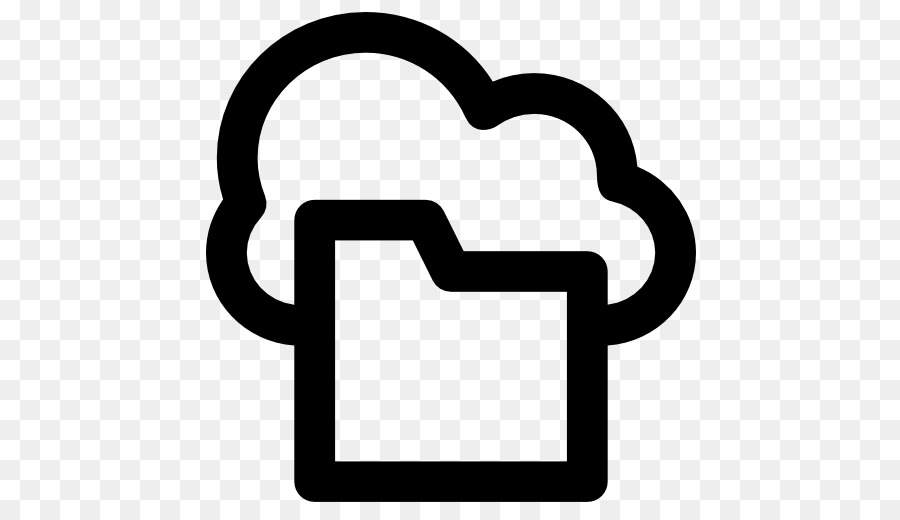 Icono De Carpeta En La Nube，Nube PNG