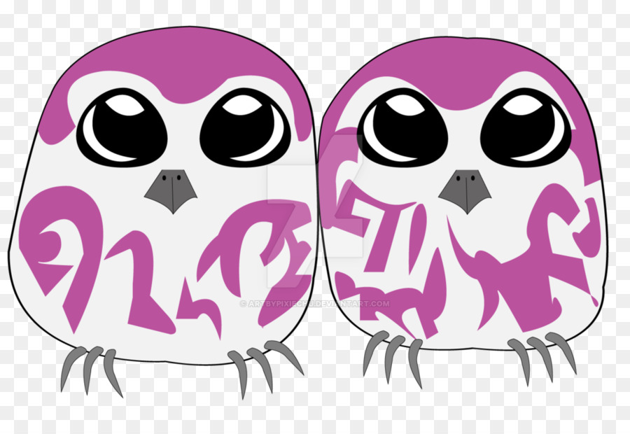 Búho，M Pink PNG