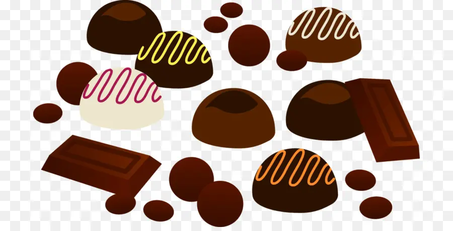 Trufa De Chocolate，Barra De Chocolate PNG