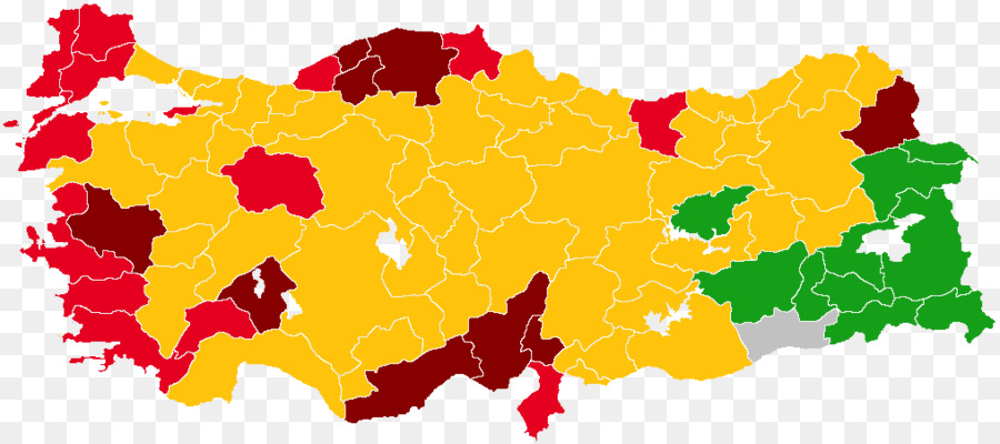 Mapa De Turquía，Regiones PNG