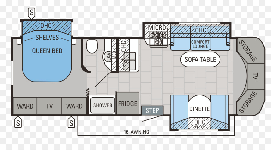 Plan De Piso，Autocaravanas PNG