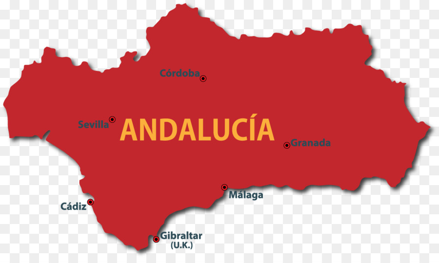 Mapa De Andalucía，Región PNG