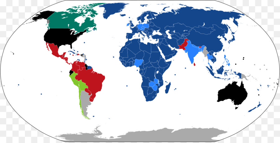 Mapa Mundial，Países PNG