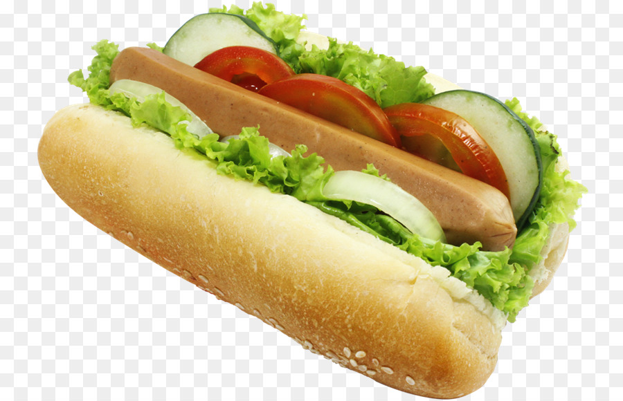 Hot Dog，Bocadillo PNG