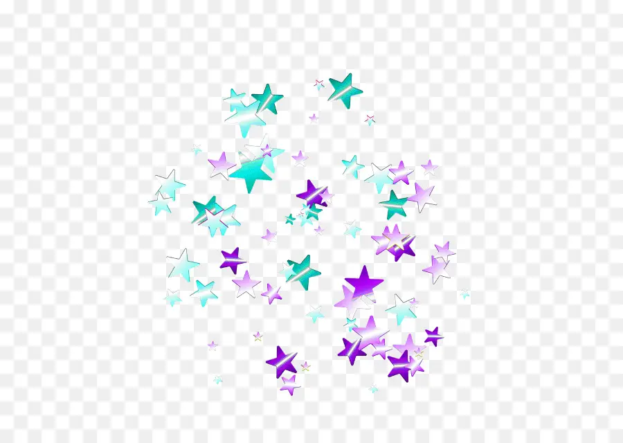 Estrellas，Púrpura PNG