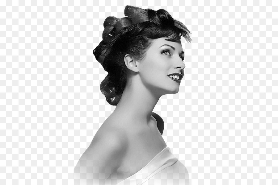 Retrato En Blanco Y Negro，Mujer PNG