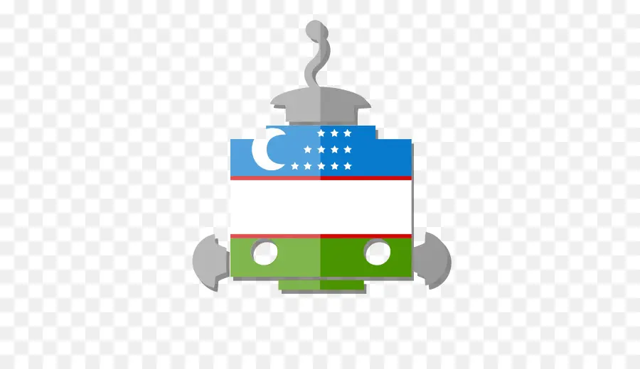 Bandera De Uzbekistán，Robot PNG