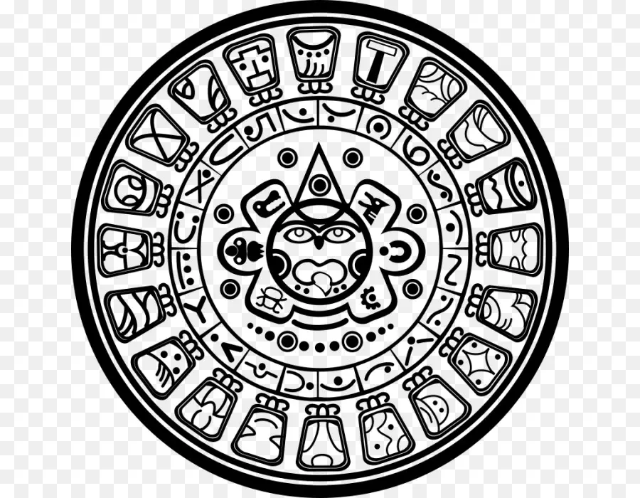 La Civilización Maya，Calendario Maya PNG
