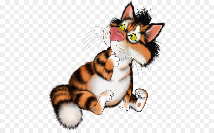 Gato De Dibujos Animados，Felino PNG