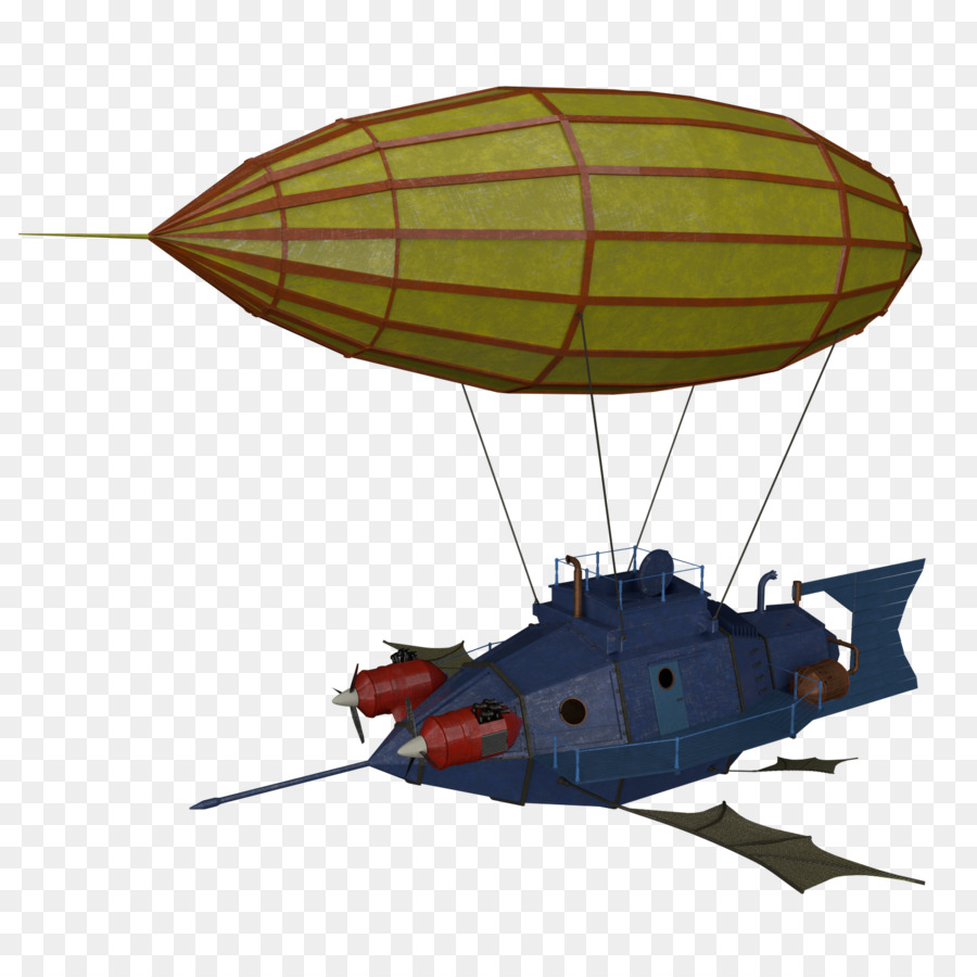 Dirigible，Steampunk PNG