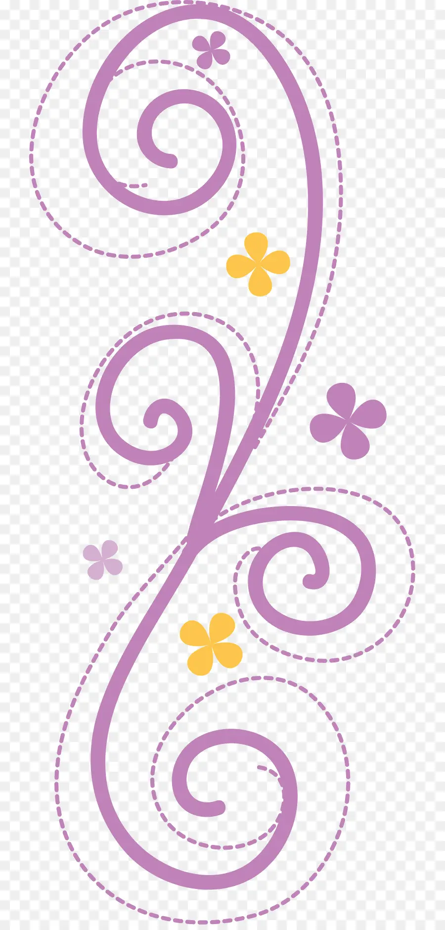 Remolino Floral，Flor PNG