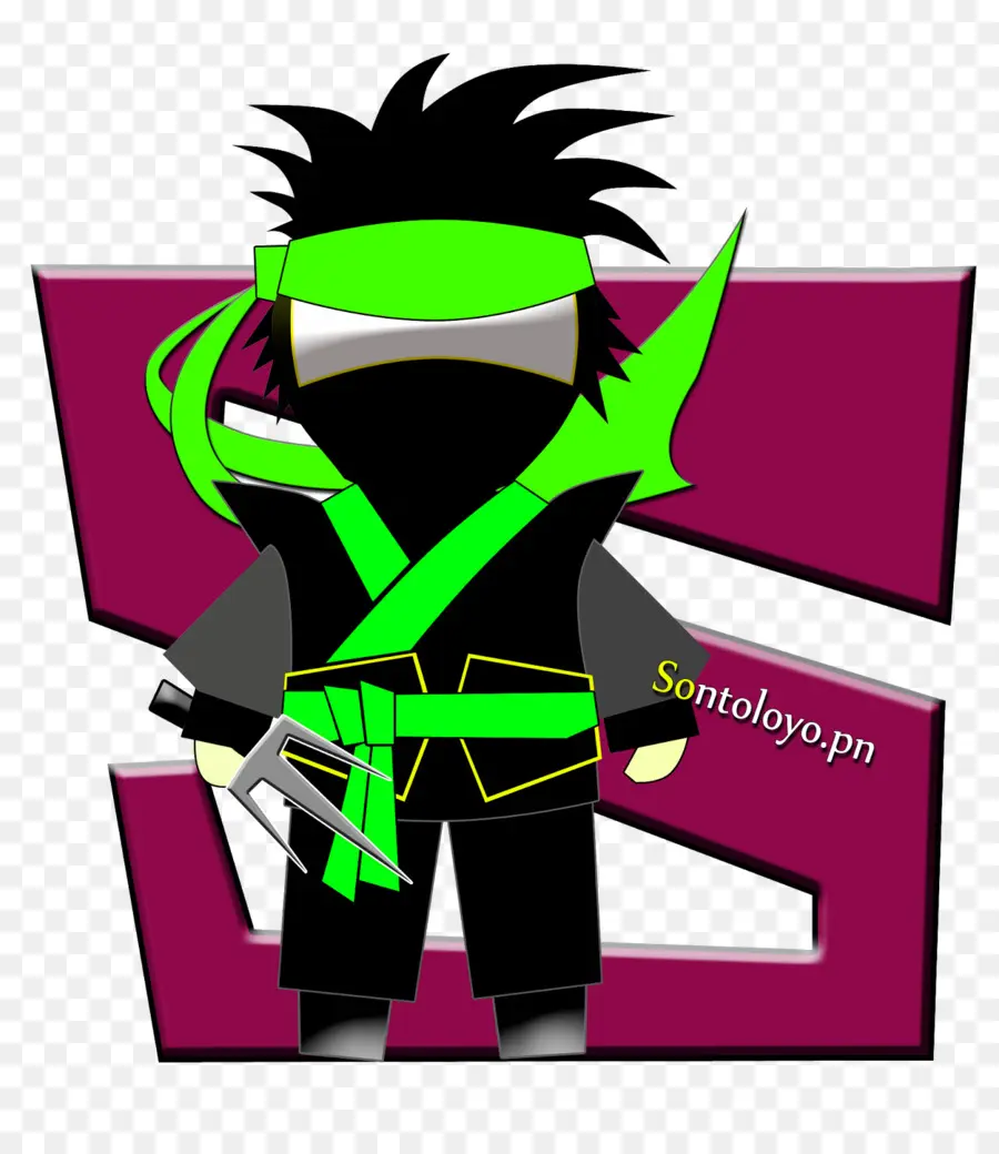 Ninja De Dibujos Animados，Ninja PNG