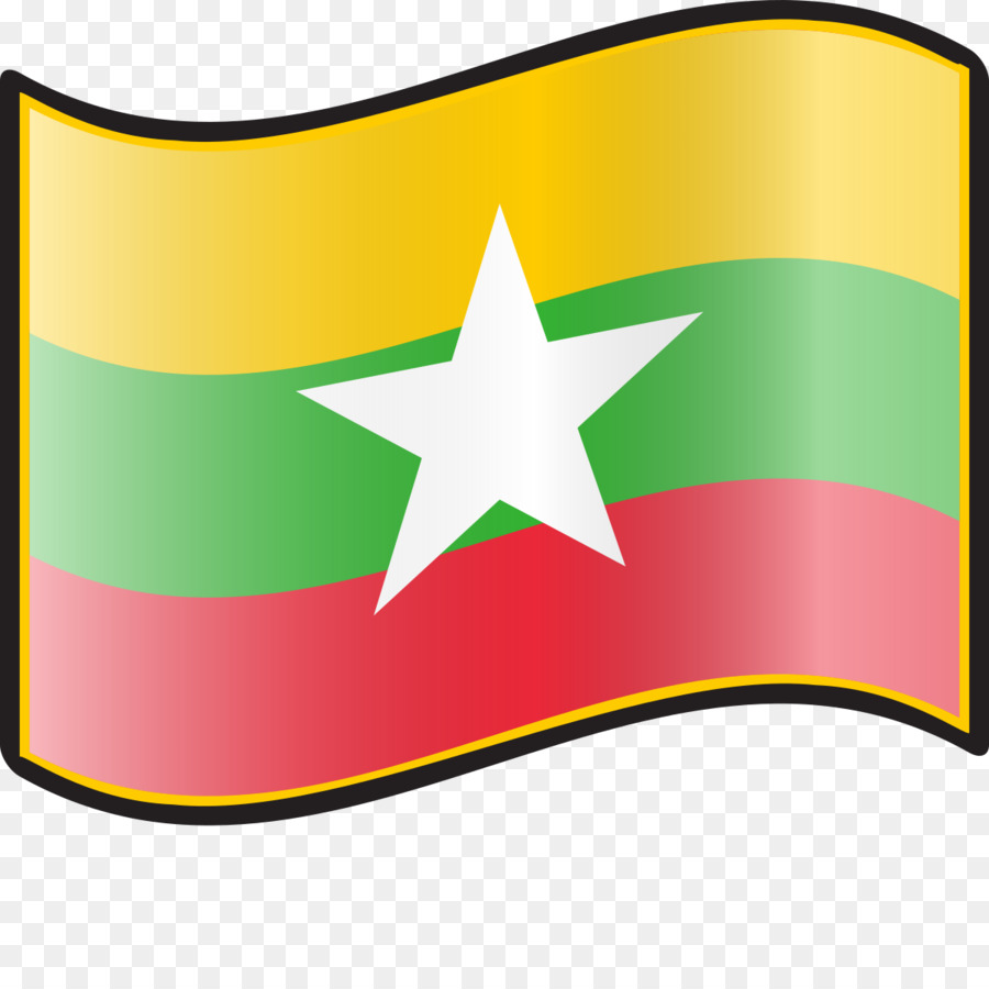 Birmania，Bandera De Myanmar PNG