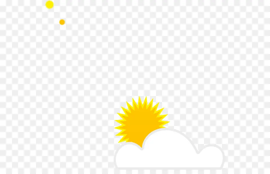 Sol Y Nube，Soleado PNG