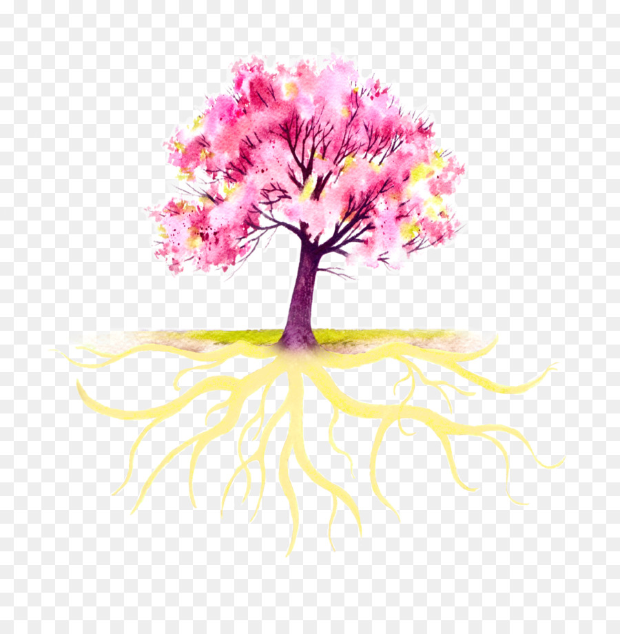 Árbol，Rosa PNG