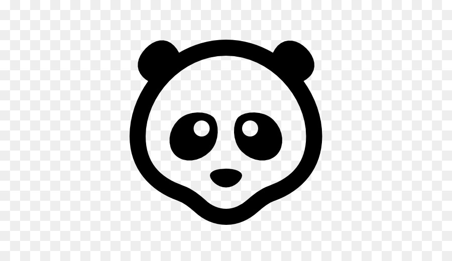 Cara De Panda，Negro PNG