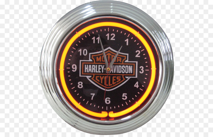 Reloj Harley Davidson，Neón PNG