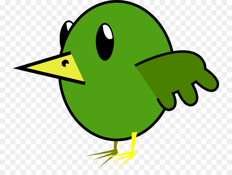 Pájaro Verde，Dibujos Animados PNG